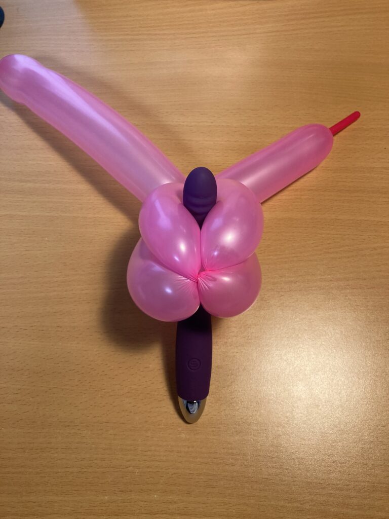 バルーンアートオナホ 使い方 束ねて筒を作る